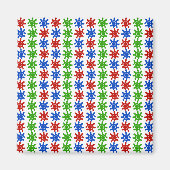 oneven Abstracte patroonmagneet Magneet (Voorkant)