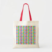 Oneven Abstracte patroonpatroon Canvas tas (Voorkant)