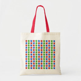 Oneven Abstracte patroonpatroon Canvas tas