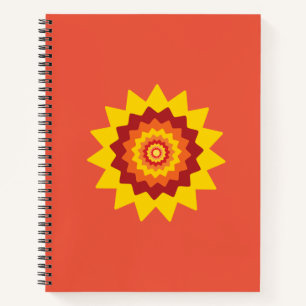 Oneven Bloem Spiraal Notebook Notitieboek