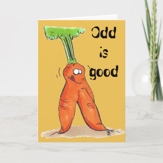 Oneven is het goede wortelwenskaart kaart (Voorkant)