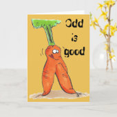 Oneven is het goede wortelwenskaart kaart (Gele Bloem)