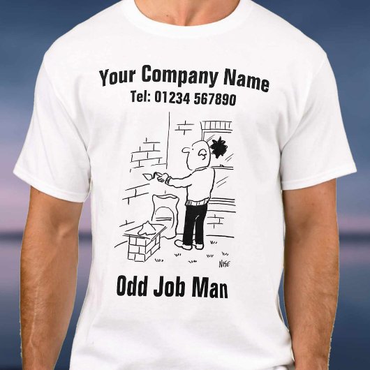 Oneven Job Man of Laborer T-shirt