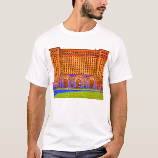 oneven kleur van het treinstation t-shirt (Voorkant)