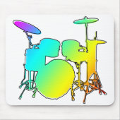 oneven Rex-trommels Muismat (Voorkant)