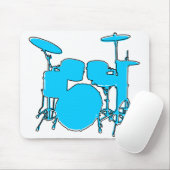 oneven Rex-trommels Muismat (Met muis)