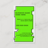 oneven Rex-trommels Visitekaartje (Achterkant)