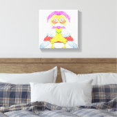 Oneven Uil Canvas Afdruk (Insitu (Slaapkamer))