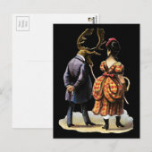  oneven Victoriaans Briefkaart (Voorkant / Achterkant)