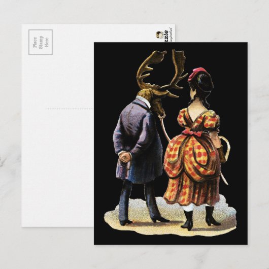  oneven Victoriaans Briefkaart (Voorkant / Achterkant)