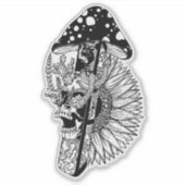 Onewheel Plant B&W Sticker (Voorkant)