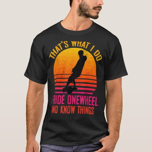 OneWheel Skateboard Float Eigenaar Skateboarden re T-shirt (Voorkant)