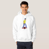 Onewheeling Dude Hoodie (Voorkant volledig)