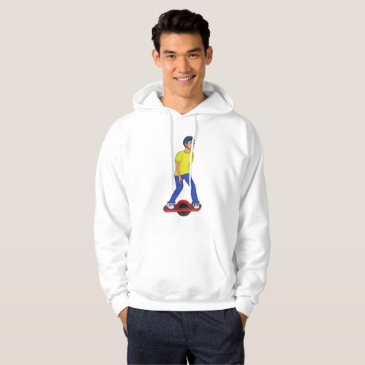 Onewheeling Dude Hoodie (Voorkant volledig)
