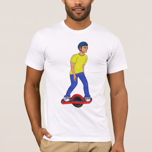 Onewheeling Dude T-shirt (Voorkant)