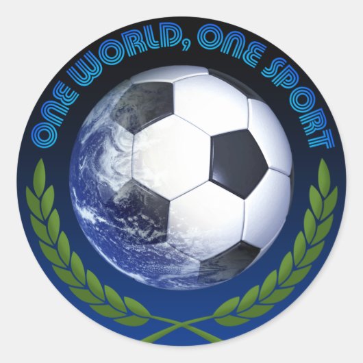 OneWorldButtons Ronde Sticker (Voorkant)