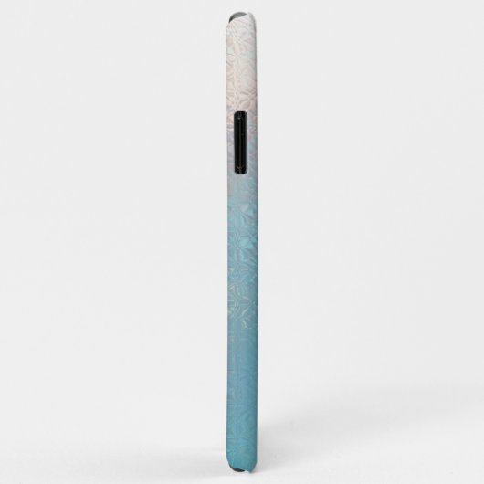 Onfatsoenlijke lichtblauwe achtergrond Case-Mate iPhone case (Achterkant/rechts)