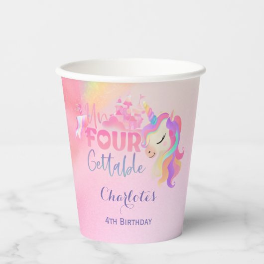 onfeilbaar papieren bekers (Voorkant)