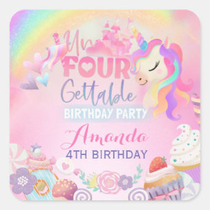 onfeilbaar vierkante sticker