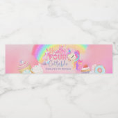 onfeilbaar waterfles etiket (Enkel label)