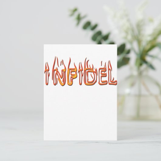 onfidel briefkaart (Staand voorkant)