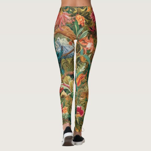 Onflora bloemenlegging leggings (Achterkant)