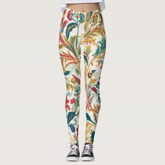 Onflora bloemenlegging leggings (Voorkant)