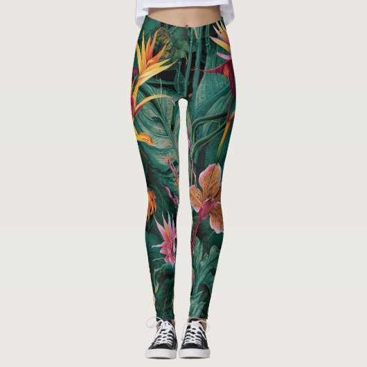 Onflora bloemenlegging leggings (Voorkant)