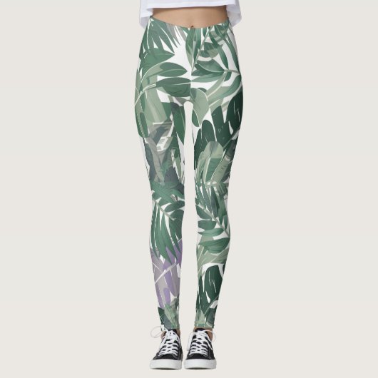 Onflora bloemenlegging leggings (Voorkant)