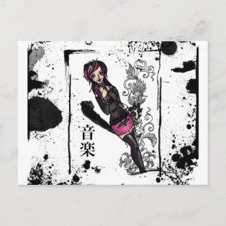 Ongaku-kaart Briefkaart