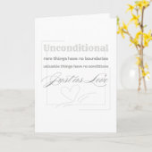 Ongconditionele liefdescitaat  kaart (Gele Bloem)