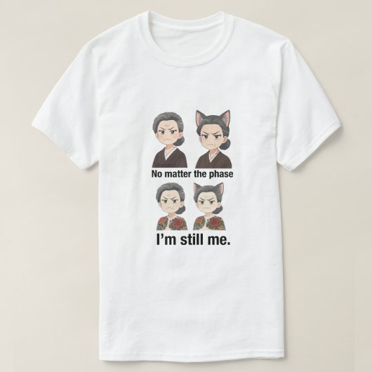 ONGEACHT DE FASE T-SHIRT (Design voorkant)