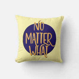 Ongeacht de herstelslogan kussen