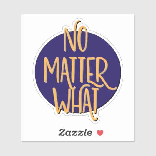 Ongeacht de herstelslogan sticker (Vel)