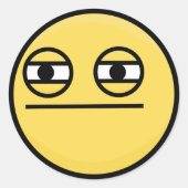 Ongeamuseerde squint sticker (Voorkant)