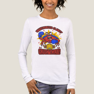 Ongeautoriseerde Klauwen Verpletteren Alle Krab T- Tri-Blend Shirt