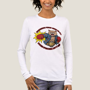 Ongeautoriseerde Punch Crush Em All Kat T-Shirt