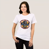 Ongeautoriseerde Punch Crush Em All Panda T-Shirt (Voorkant volledig)