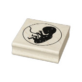 Ongeboren Baby Rubberstempel (Stempel)