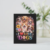 Ongebreide Liefde Briefkaart (Staand voorkant)