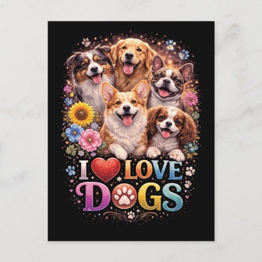 Ongebreide Liefde Briefkaart (Voorkant)