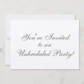 Ongebreideld feest! kaart (Voorkant)