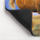 Ongebreidelde Vrijheid - Quarter Horse Running Muismat (Hoek)