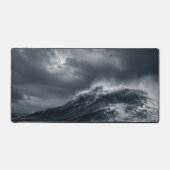Ongebroken - Donkere Stormachtige Oceaan Esthetisc Bureaumat (Voorkant)