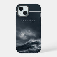 Ongebroken - Donkere Stormachtige Oceaan Esthetisc