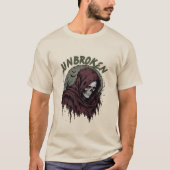 Ongebroken Grimmige Oogstgrafiek T-shirt (Voorkant)