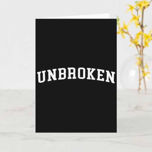 Ongebroken  kaart (Gele Bloem)