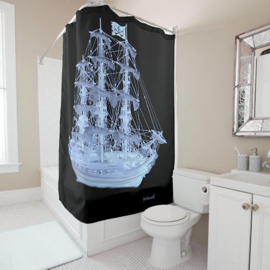 ONGEBROKEN PIRATENSCHIP DOUCHEGORDIJN (In situ)