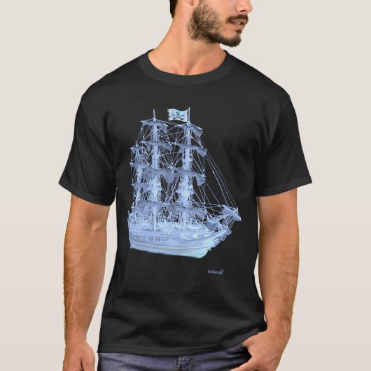 ONGEBROKEN PIRATENSCHIP T-SHIRT (Voorkant)