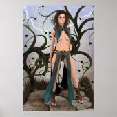 Ongebroken Soul Fantasy Art Poster (Voorkant)